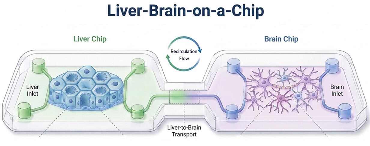 liver brain on a chip custom